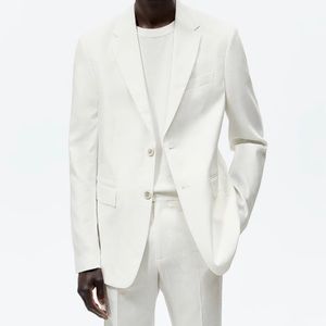 LINEN BLEND SUIT JACKET